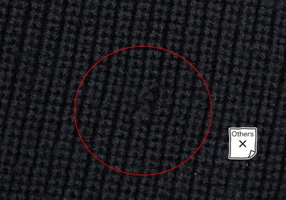 COMME des GARCONS HOMME 80s Wool Panel Knit Black Size L