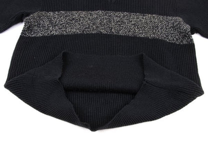 COMME des GARCONS HOMME 80s Wool Panel Knit Black Size L
