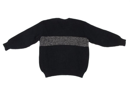 COMME des GARCONS HOMME 80s Wool Panel Knit Black Size L