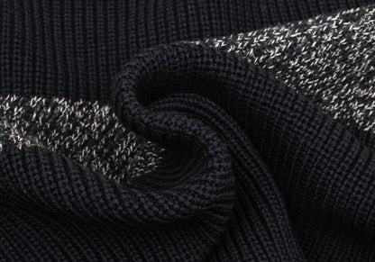 COMME des GARCONS HOMME 80s Wool Panel Knit Black Size L