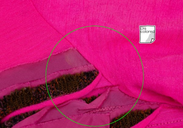 tricot COMME des GARCONS Wool Front Tape Top Pink Size M