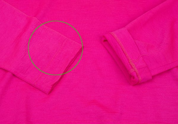 tricot COMME des GARCONS Wool Front Tape Top Pink Size M