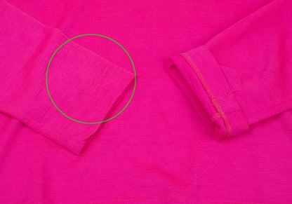 tricot COMME des GARCONS Wool Front Tape Top Pink Size M