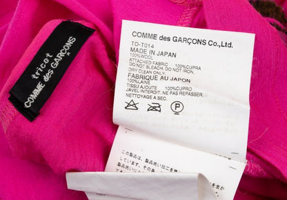 tricot COMME des GARCONS Wool Front Tape Top Pink Size M