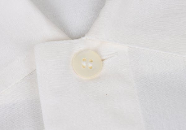 Plantation Cotton Long Sleeve Shirt White Size M