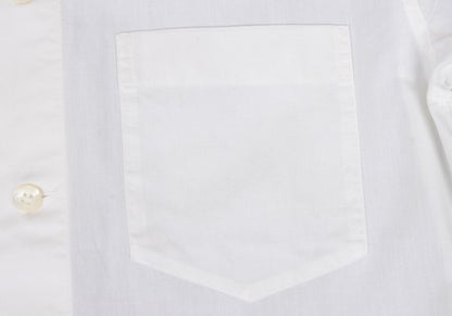 Plantation Cotton Long Sleeve Shirt White Size M