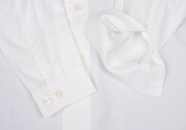 Plantation Cotton Long Sleeve Shirt White Size M