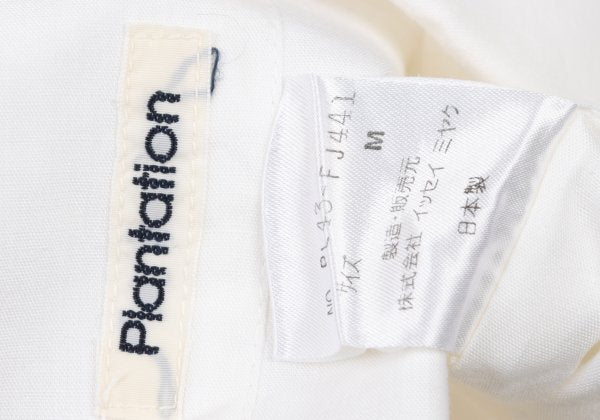 Plantation Cotton Long Sleeve Shirt White Size M