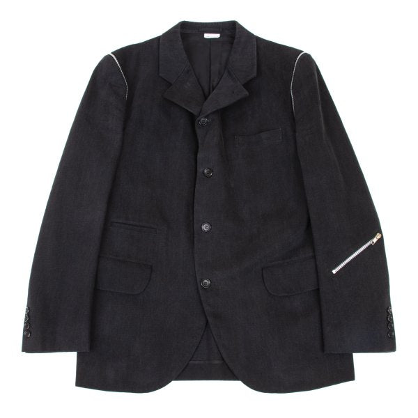 COMME des GARCONS HOMME DEUX 22AW Zip Jacket Charcoal Size L