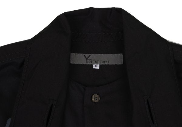 Y's for men FW24 Dahlia Print Shirt Black/Red Size 3