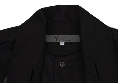 Y's for men FW24 Dahlia Print Shirt Black/Red Size 3