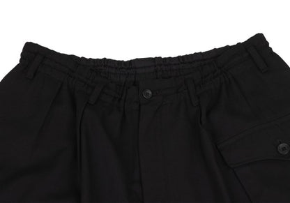 Yohji Yamamoto POUR HOMME 17SS Gabardine Pants Black Size 3
