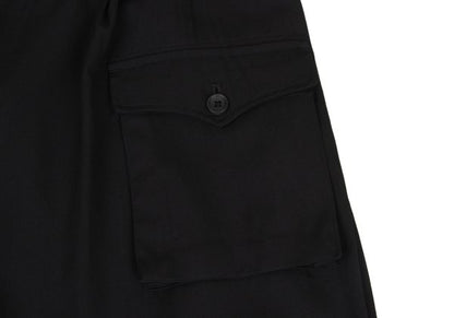 Yohji Yamamoto POUR HOMME 17SS Gabardine Pants Black Size 3