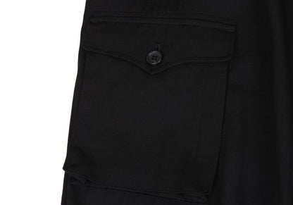 Yohji Yamamoto POUR HOMME 17SS Gabardine Pants Black Size 3