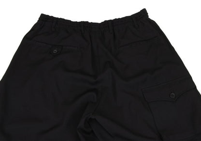 Yohji Yamamoto POUR HOMME 17SS Gabardine Pants Black Size 3
