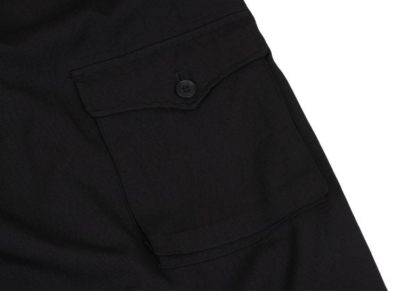 Yohji Yamamoto POUR HOMME 17SS Gabardine Pants Black Size 3