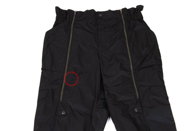 Ground Y 24SS Polyester Zip Design Easy Pants Black Size 3