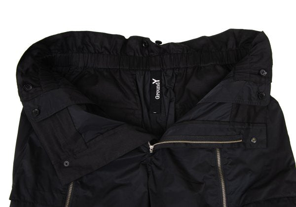 Ground Y 24SS Polyester Zip Design Easy Pants Black Size 3
