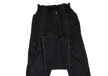 Ground Y 24SS Polyester Zip Design Easy Pants Black Size 3