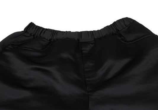 BLACK COMME des GARCONS 24SS Poly Wide Pants Black Size M