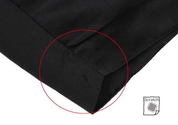 BLACK COMME des GARCONS 24SS Poly Wide Pants Black Size M