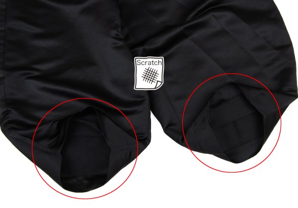 BLACK COMME des GARCONS 24SS Poly Wide Pants Black Size M