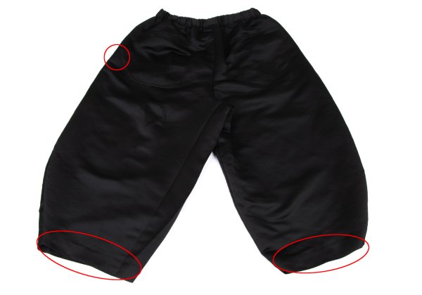 BLACK COMME des GARCONS 24SS Poly Wide Pants Black Size M