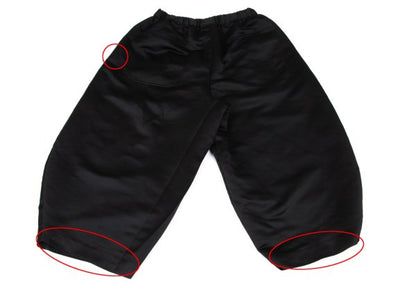 BLACK COMME des GARCONS 24SS Poly Wide Pants Black Size M