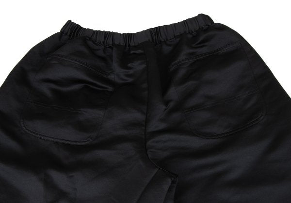 BLACK COMME des GARCONS 24SS Poly Wide Pants Black Size M