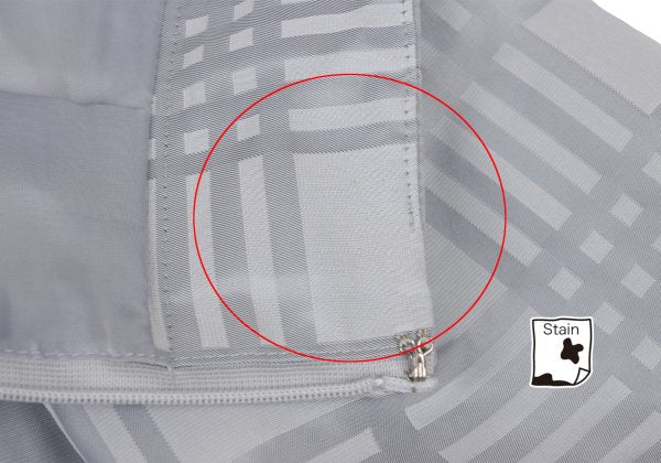 NARACAMICIE Graph Check Pleated Skirt Silver Size 2