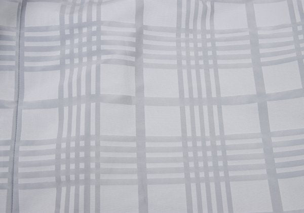 NARACAMICIE Graph Check Pleated Skirt Silver Size 2