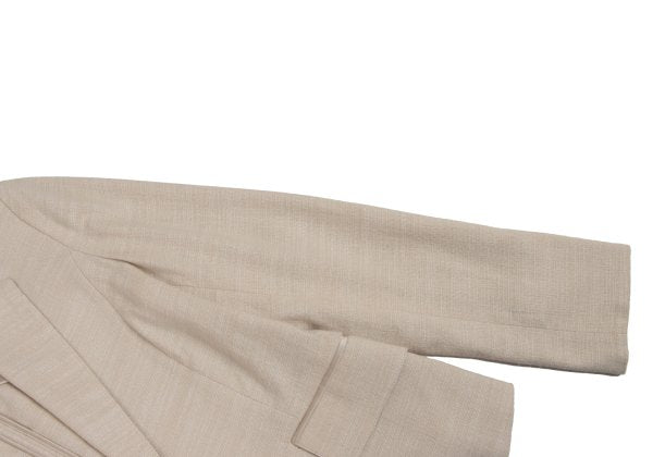 NARACAMICIE Lame Cotton Blend Tailored Blazer Beige Size 2
