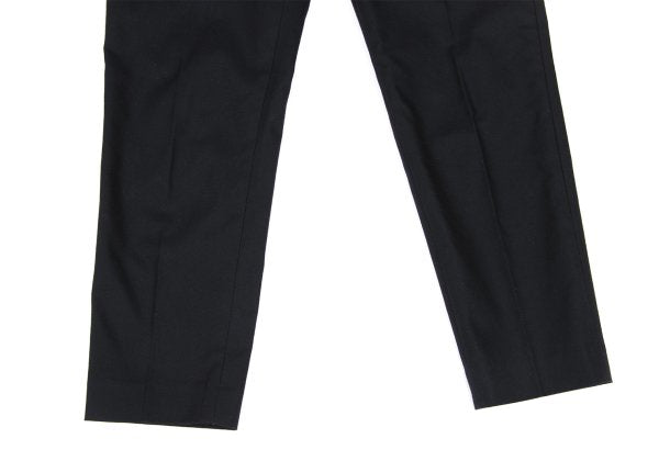 Theory Stretch Cotton Center Pleat Pants Black Size 2