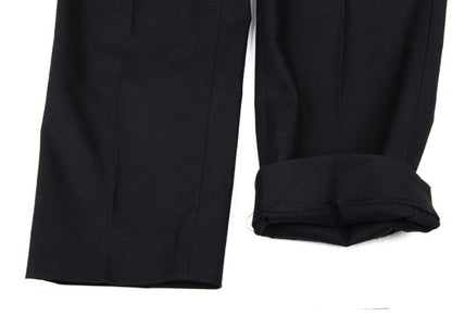 Theory Stretch Cotton Center Pleat Pants Black Size 2