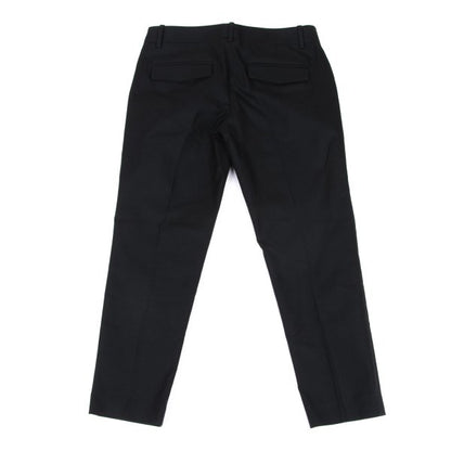 Theory Stretch Cotton Center Pleat Pants Black Size 2