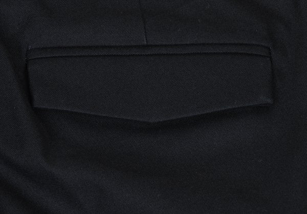 Theory Stretch Cotton Center Pleat Pants Black Size 2