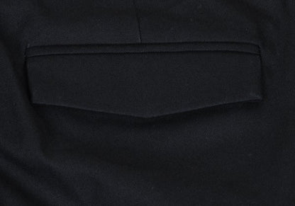 Theory Stretch Cotton Center Pleat Pants Black Size 2