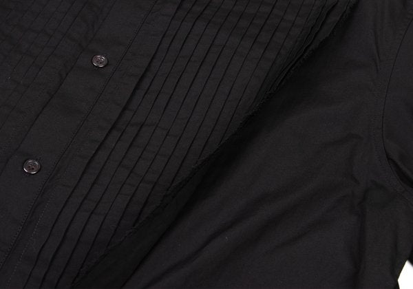 Yohji Yamamoto FEMME Pleated Cotton Long Shirt Black Size 2
