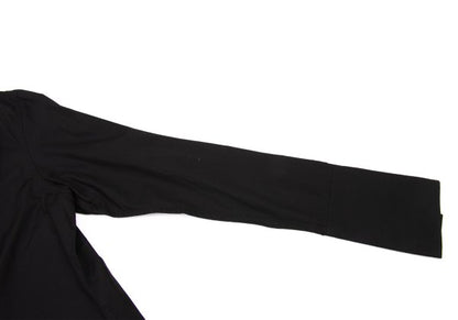 Yohji Yamamoto FEMME Pleated Cotton Long Shirt Black Size 2