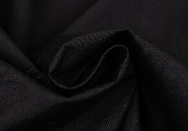 Yohji Yamamoto FEMME Pleated Cotton Long Shirt Black Size 2
