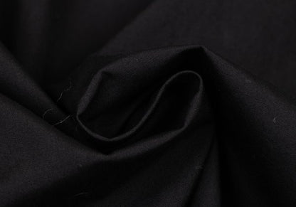 Yohji Yamamoto FEMME Pleated Cotton Long Shirt Black Size 2