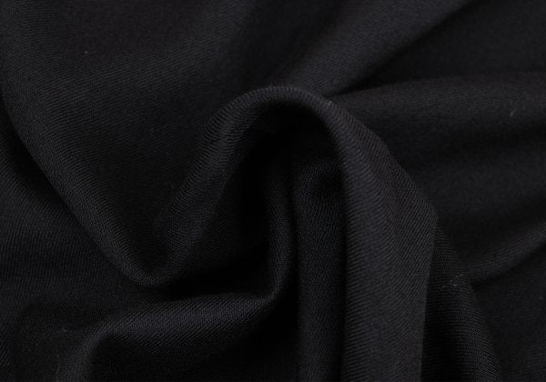 Yohji Yamamoto NOIR Wool Rayon Open Jacket Black Size 2