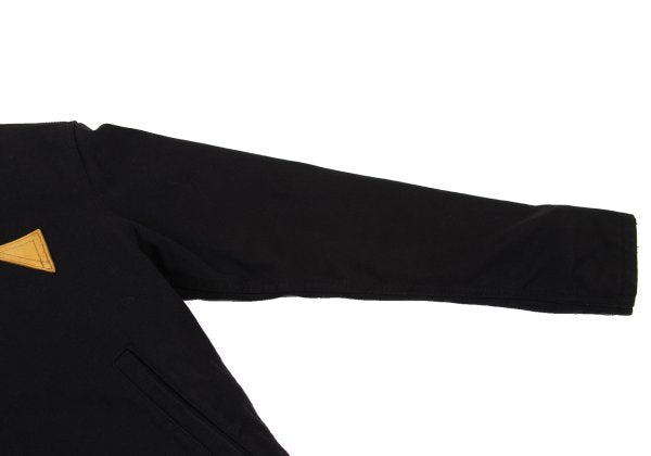 VISVIM WIND STOPER Cotton Boa Lined Deck Jacket Black Size 1