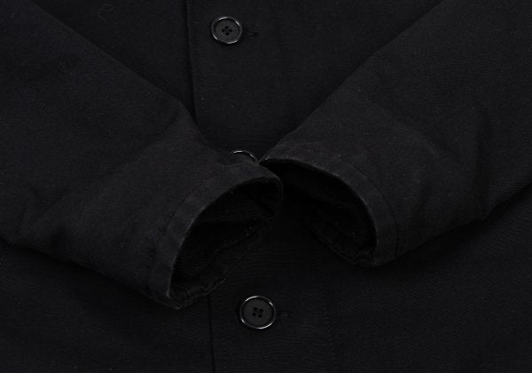 VISVIM WIND STOPER Cotton Boa Lined Deck Jacket Black Size 1