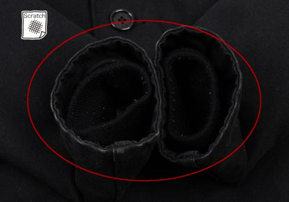 VISVIM WIND STOPER Cotton Boa Lined Deck Jacket Black Size 1