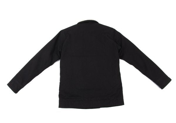 VISVIM WIND STOPER Cotton Boa Lined Deck Jacket Black Size 1