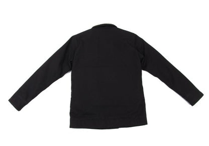 VISVIM WIND STOPER Cotton Boa Lined Deck Jacket Black Size 1