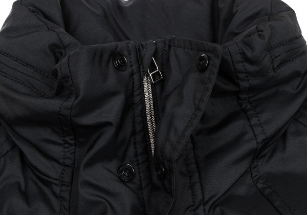 ISSEY MIYAKE MEN Thinsulate Padded Zip Coat Black Size 2