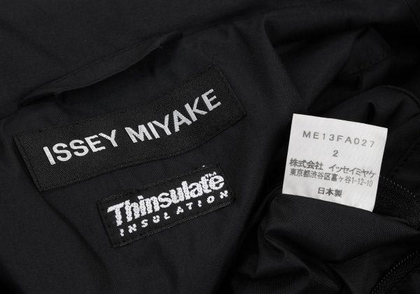 ISSEY MIYAKE MEN Thinsulate Padded Zip Coat Black Size 2