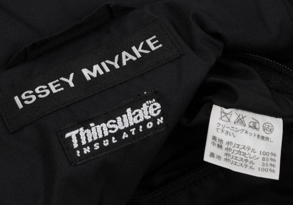 ISSEY MIYAKE MEN Thinsulate Padded Zip Coat Black Size 2